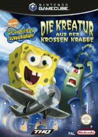 SpongeBob SquarePants Creature from Krusty Krab Gamecube US box art